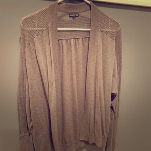 Express camel colored cardigan